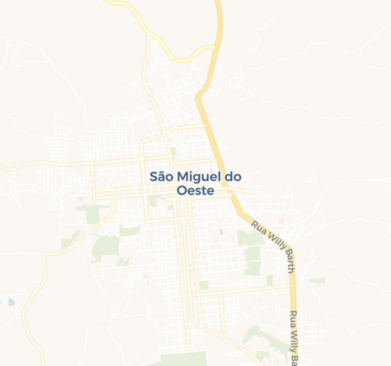 Local do evento — São Miguel do Oeste, SC